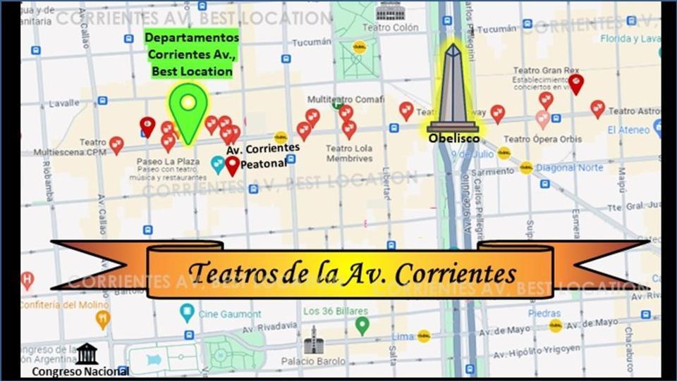 Corrientes Av, Best Location Buenos Aires Exterior photo